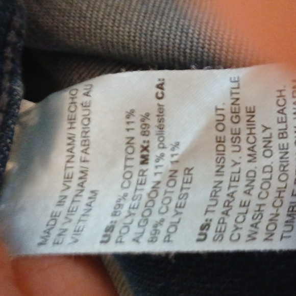 Chico's Blue Cropped Jeans US Size 2 - Picture 6 of 7